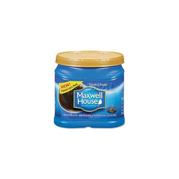 Maxwell House Maxwell House Original Roast Coffee, Regular, Arabica Bean, Medium Roast, 30.6 oz. KRF04648 - main